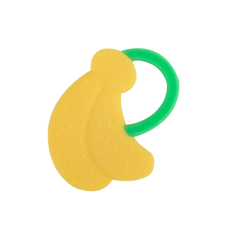 BPA Free Fruit Shape Soft Baby Teething Toy Silicone baby Teether baby stuff
