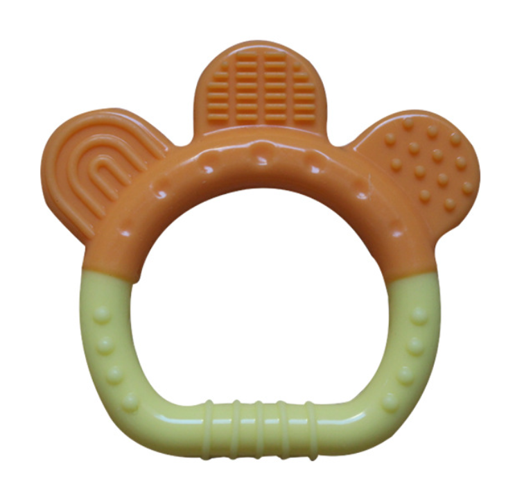 BPA Free Fruit Shape Soft Baby Teething Toy Silicone baby Teether baby stuff