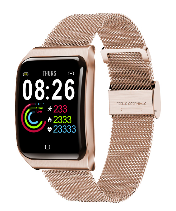 Bluetooth Smart Watch Metal band Wristwatch HD Screen Wearable Devices Smartwatch