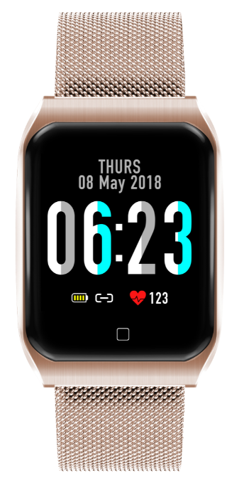 Bluetooth Smart Watch Metal band Wristwatch HD Screen Wearable Devices Smartwatch