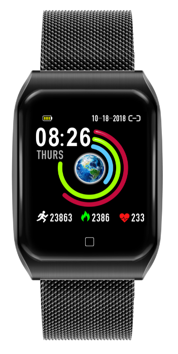 Bluetooth Smart Watch Metal band Wristwatch HD Screen Wearable Devices Smartwatch