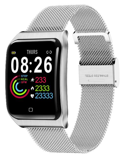 Bluetooth Smart Watch Metal band Wristwatch HD Screen Wearable Devices Smartwatch