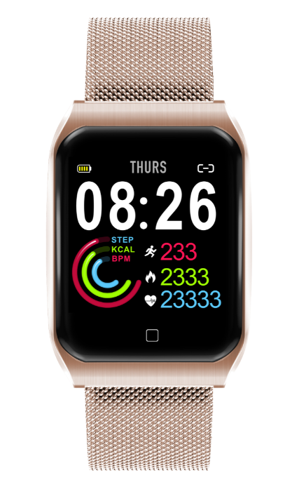 Bluetooth Smart Watch Metal band Wristwatch HD Screen Wearable Devices Smartwatch