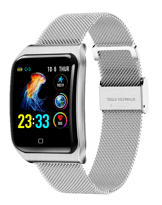 Bluetooth Smart Watch Metal band Wristwatch HD Screen Wearable Devices Smartwatch