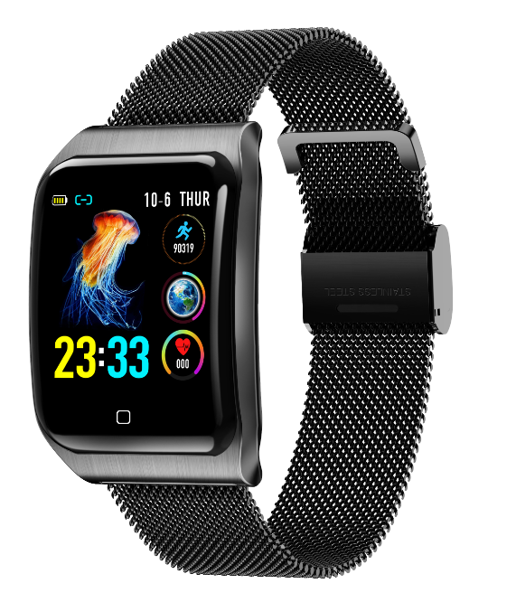 Bluetooth Smart Watch Metal band Wristwatch HD Screen Wearable Devices Smartwatch