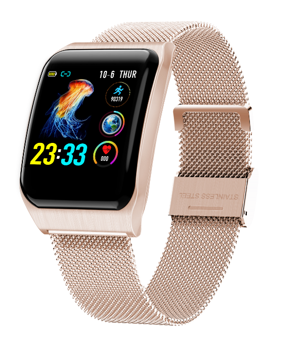 Bluetooth Smart Watch Metal band Wristwatch HD Screen Wearable Devices Smartwatch