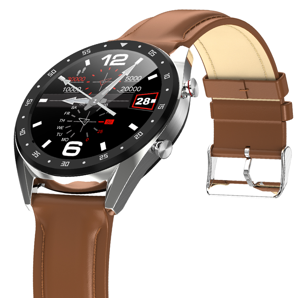 Fashion Ultra Thin Leather Sport Bluetooth Waterproof Smart Watch Business watch Steel band Swatch