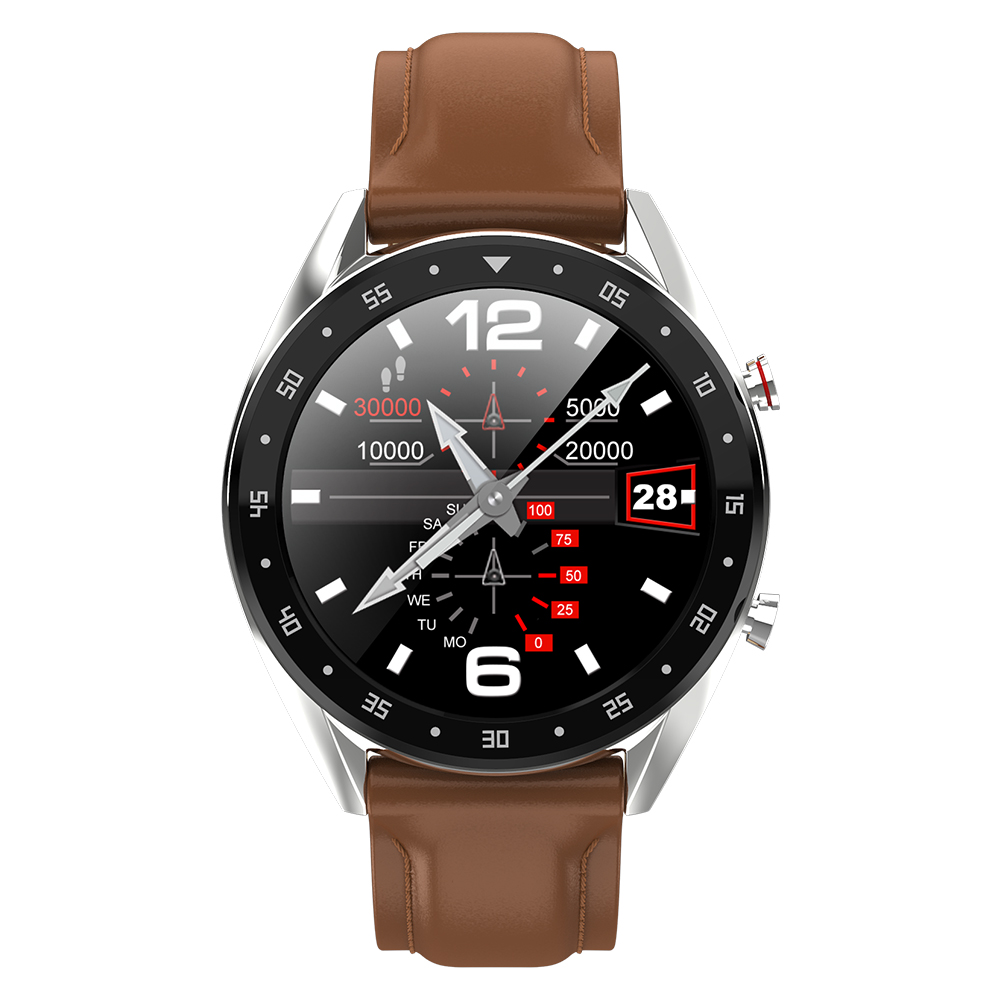 Fashion Ultra Thin Leather Sport Bluetooth Waterproof Smart Watch Business watch Steel band Swatch