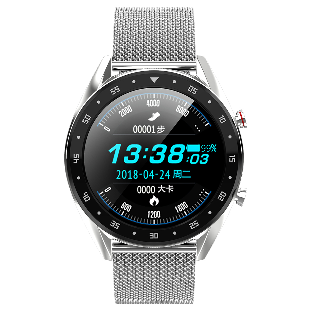 Fashion Ultra Thin Leather Sport Bluetooth Waterproof Smart Watch Business watch Steel band Swatch