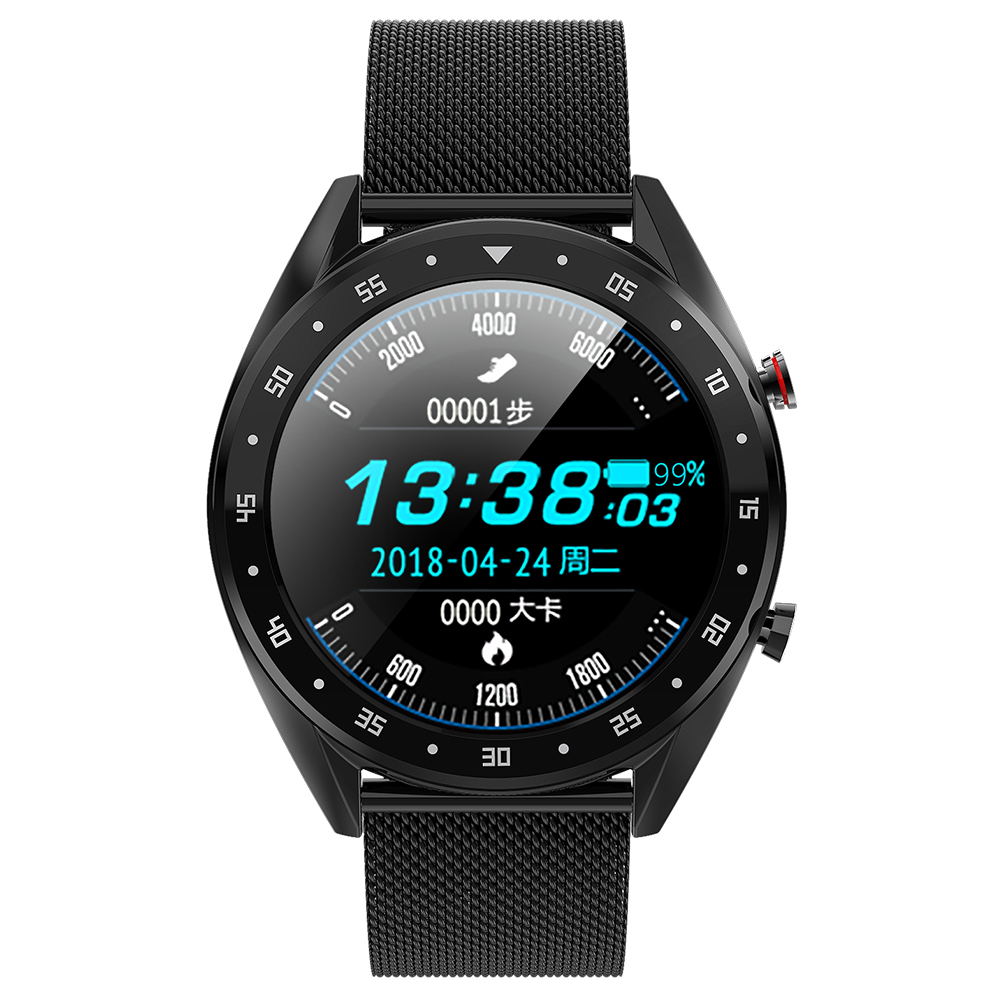 Fashion Ultra Thin Leather Sport Bluetooth Waterproof Smart Watch Business watch Steel band Swatch
