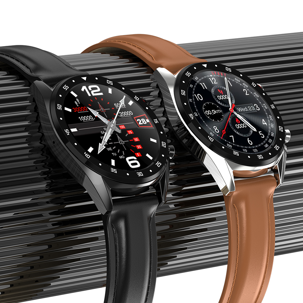 Fashion Ultra Thin Leather Sport Bluetooth Waterproof Smart Watch Business watch Steel band Swatch