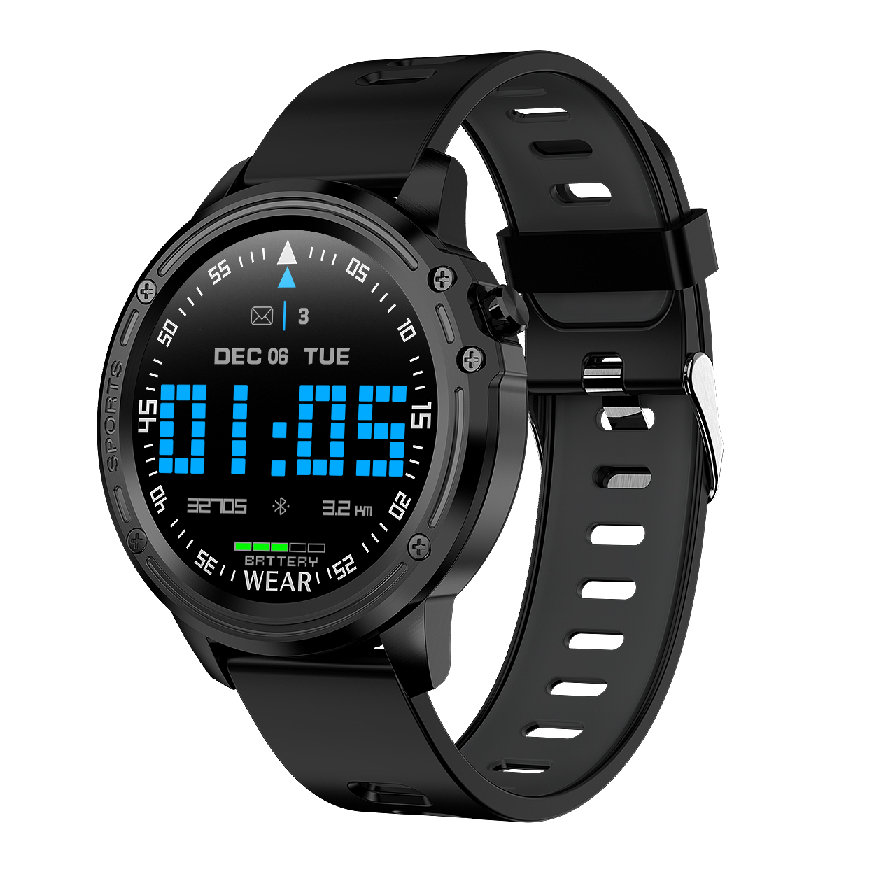 Bluetooth Smart Watch Ultra thin Sport Watch Wristwatch HD Screen Wearable Devices Smartwatch