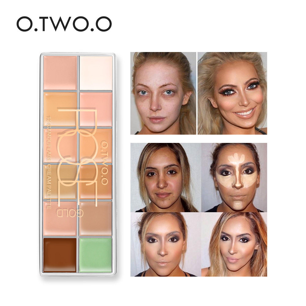 12 Colors Concealer Contour Palette Women Contouring Makeup Care Cream Palette