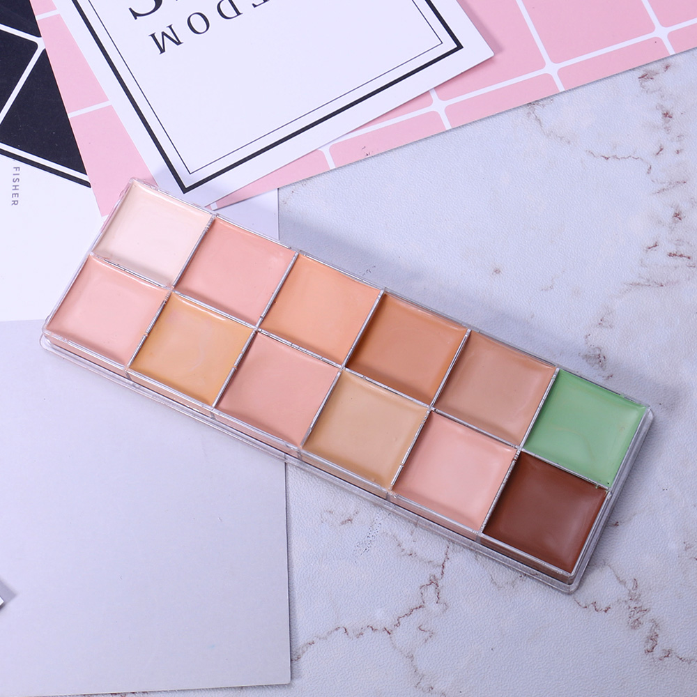 12 Colors Concealer Contour Palette Women Contouring Makeup Care Cream Palette