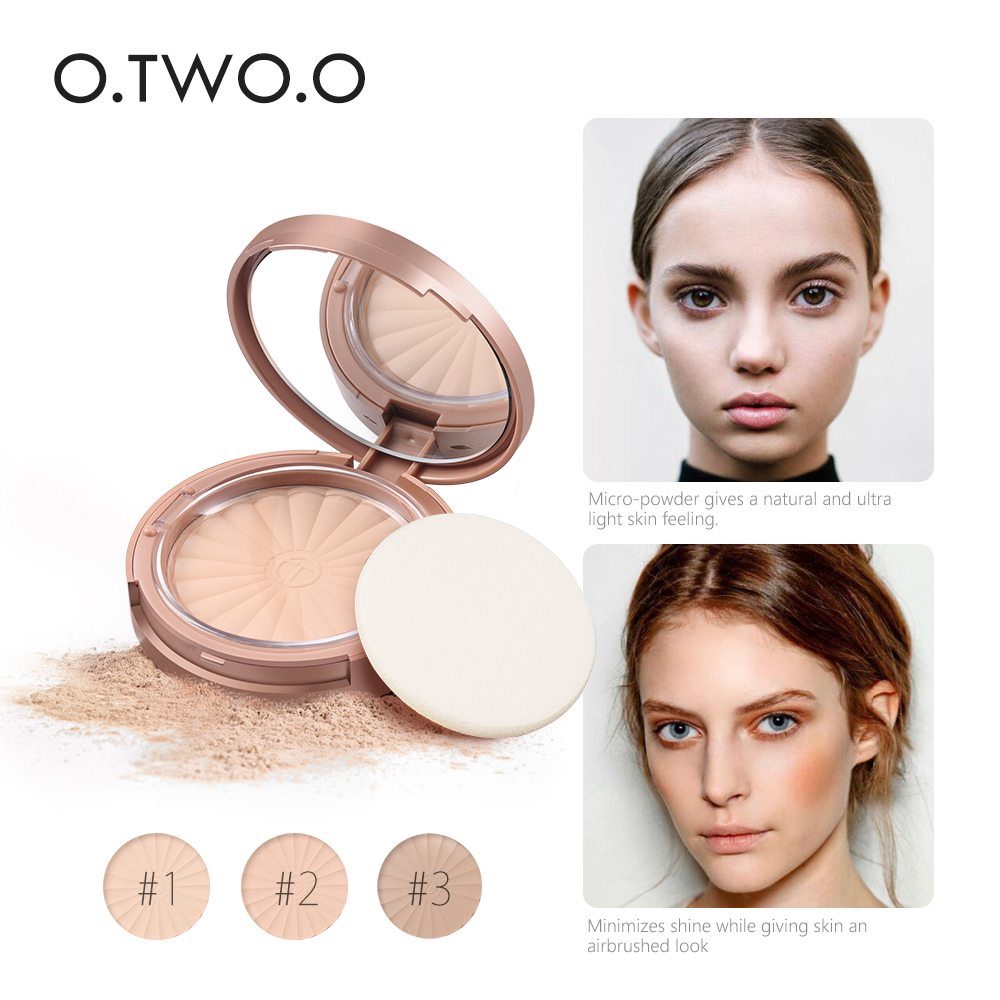 O.TWO.O Pressed Powder  Makeup Maquiagem Batom Cosmetics Powder Makeup Powder Palette Skin Finish