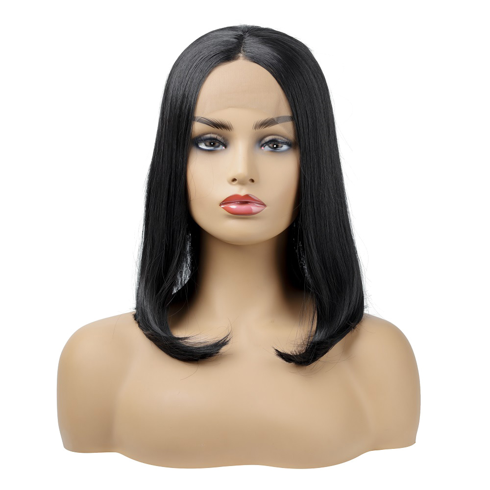 New Fashion Synthetic wigs Hair Wigs Women Wigs Hair Wave Straight Human Hair Wigs different inches