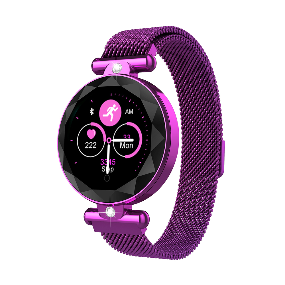 Smart Watch Activity Woman crystals watches sport Health Fitness Heart Rate Monitor BloodPressure