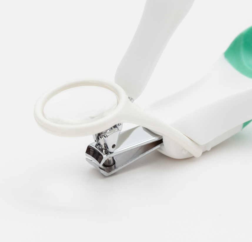 Parhdoas Cute Foldable Baby Nail Clipper With Magnifier Safety Zoom Glass For Kids baby stuff