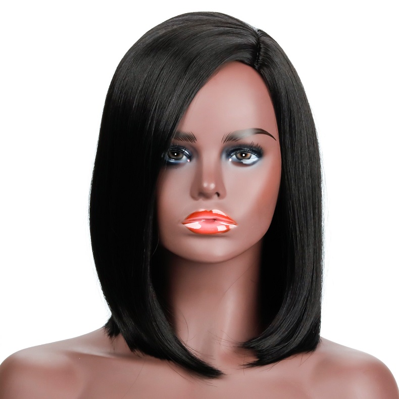 New Fashion Synthetic wigs Hair Wigs high class silk Women Wigs Hair Cheaper long Human Hair Wigs