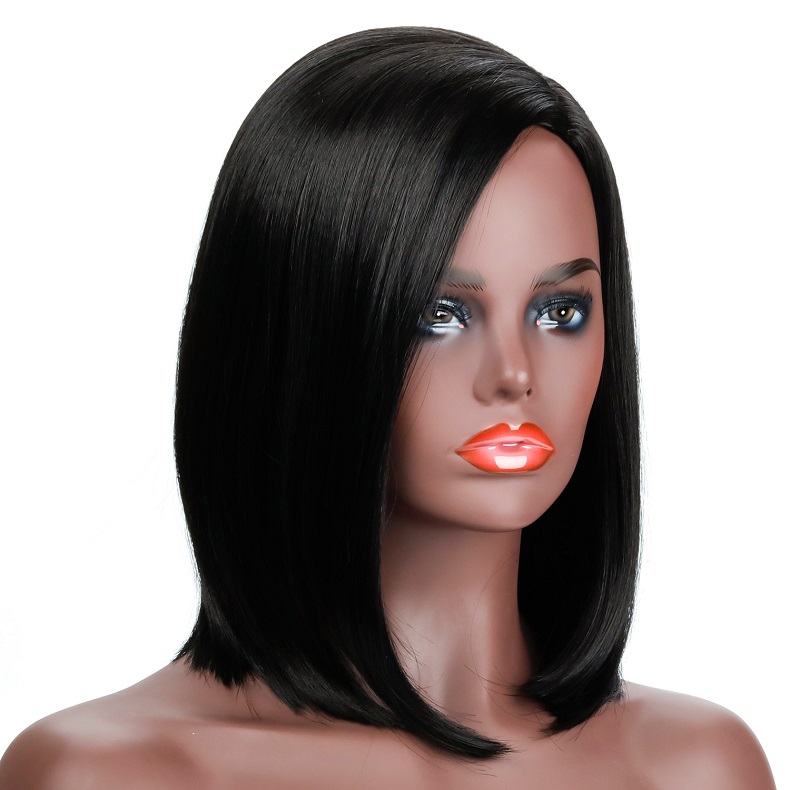 New Fashion Synthetic wigs Hair Wigs high class silk Women Wigs Hair Cheaper long Human Hair Wigs