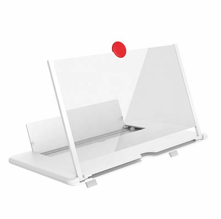 Folding Mobile Phone Tablet Screen Magnifier 3D Video Screen Enlarge Magnifier HD Video VR