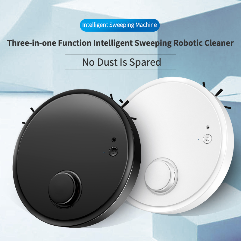 New Robot Vacuum Cleaner Household Professional Sweeping Machine AntiCollision USB Recharge random