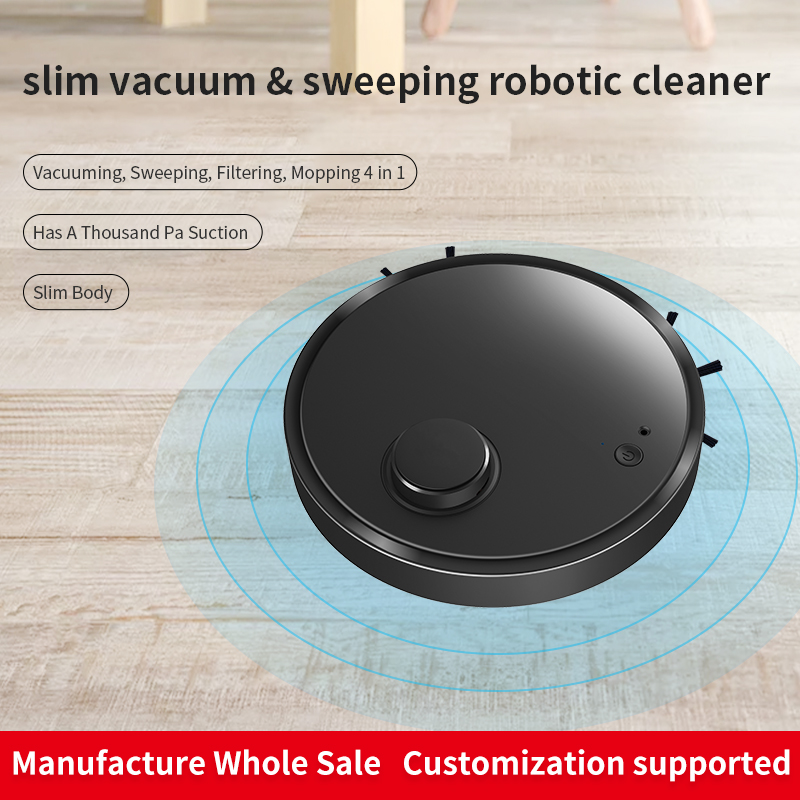 New Robot Vacuum Cleaner Household Professional Sweeping Machine AntiCollision USB Recharge random