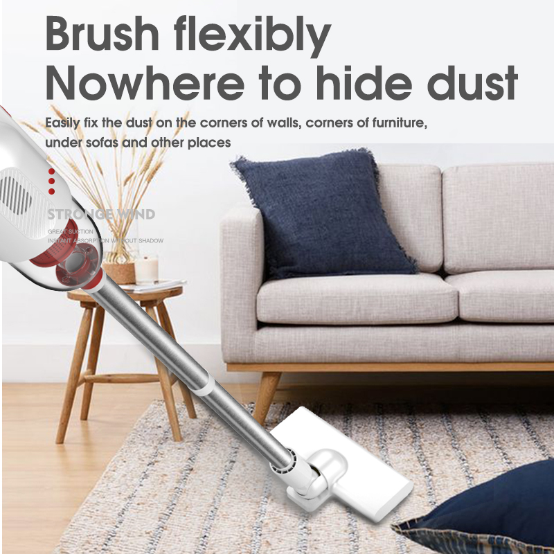 High Performance 15K Pa Dust Ash Bagless Home Rechargeable Portable Wireless / Wired Vacuum Cleaner