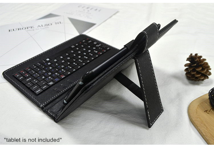 Original PU Keyboard Case for 10 inch Folding Android Tablet PC Leather Case with Stand USB Type C For Android Samsung Tablet