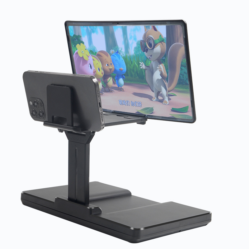 12 inch Folding Mobile Phone screen magnifier Video Amplifier Enlarge phone Screen Adjustable Holder