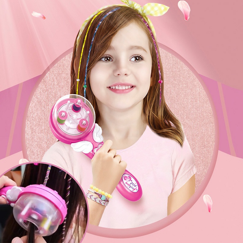 Electric Automatic Hair Braider DIY Braiding Hairstyle Tool Twist Braider Machine Hair Braid Weave Toys For Girl Child Gift