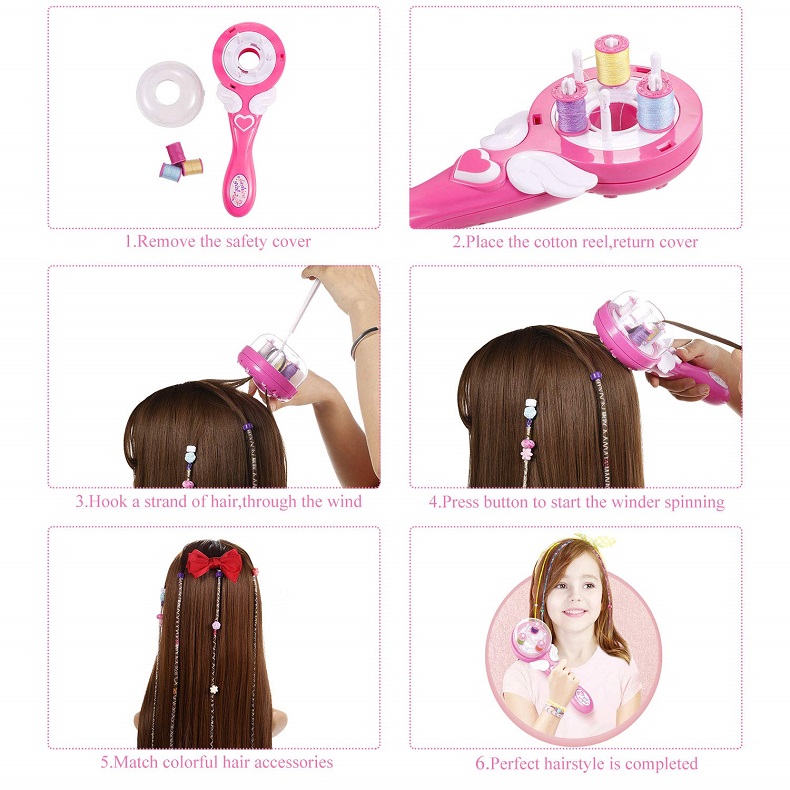 Electric Automatic Hair Braider DIY Braiding Hairstyle Tool Twist Braider Machine Hair Braid Weave Toys For Girl Child Gift