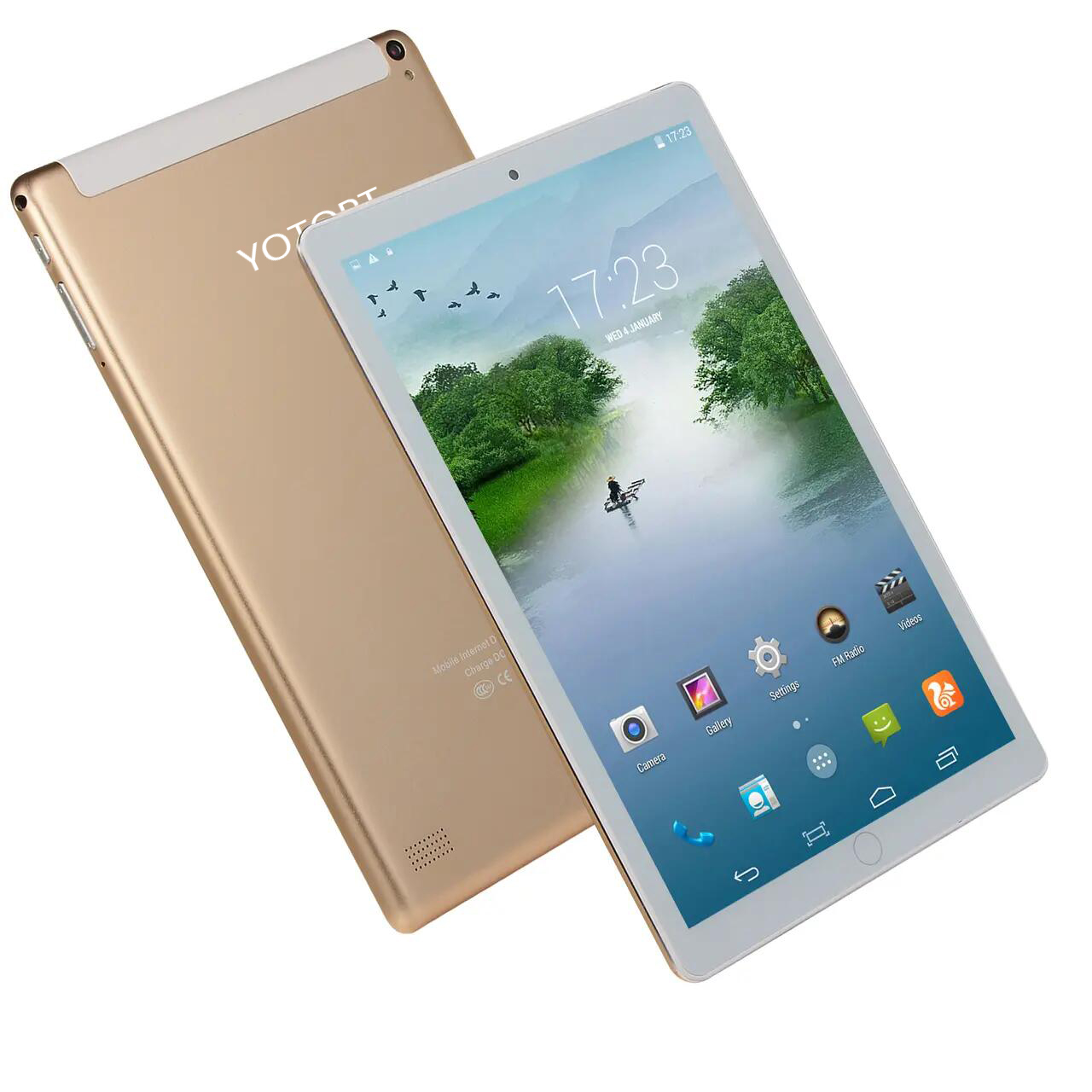 10 Inch Tablet PC Android 9 Business Students Education Home Use 4G Quad Core Android Tablet 6Gb+64G WIFI Dual SIM with earphones screen protector