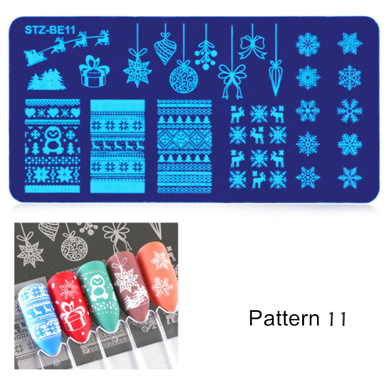 Generic Nail Plate 1pc Nail Art Stamping Plate Nail Art Tools Multiple Pattern Manicure DIY Beauty