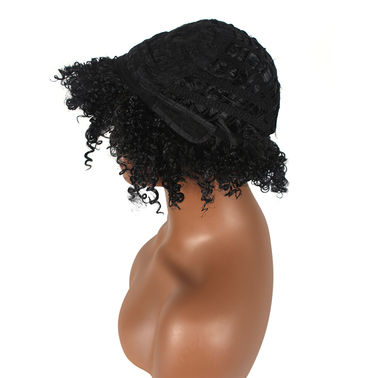New Kenya Fashion Synthetic wigs Hair Wigs high class silk Women Wigs Hair 8inch curly short Human Wigs