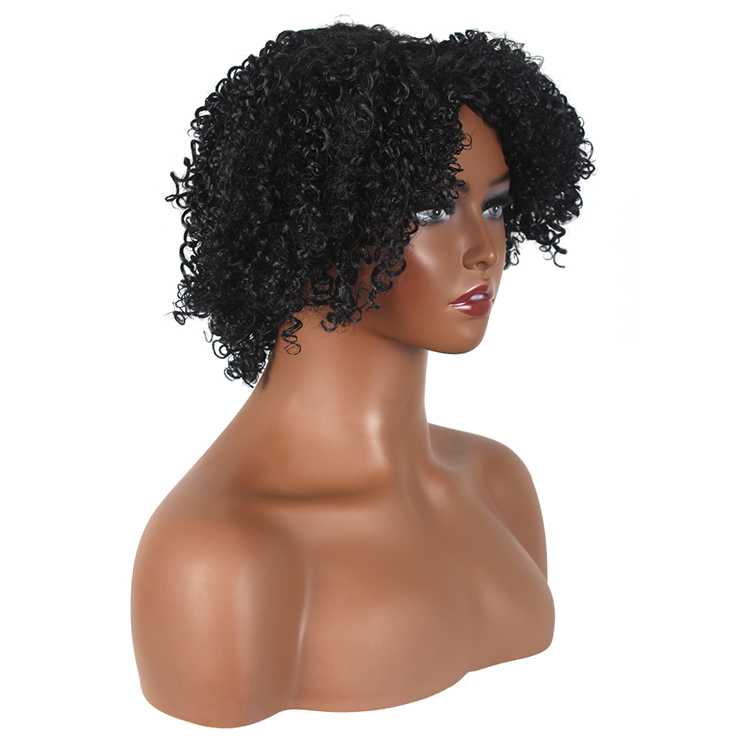 New Kenya Fashion Synthetic wigs Hair Wigs high class silk Women Wigs Hair 8inch curly short Human Wigs