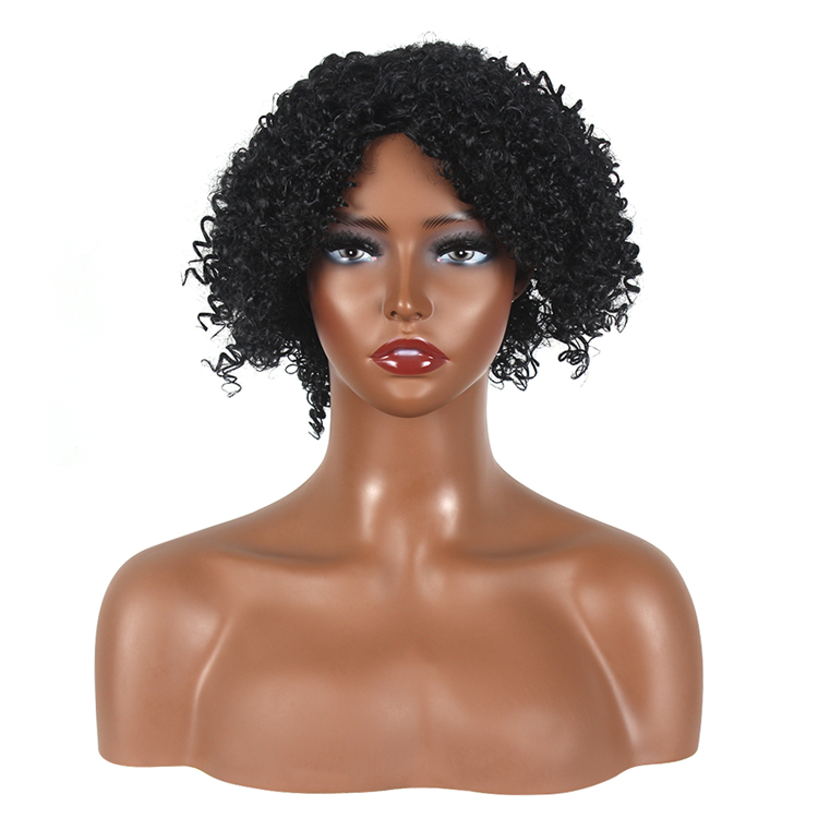 New Kenya Fashion Synthetic wigs Hair Wigs high class silk Women Wigs Hair 8inch curly short Human Wigs