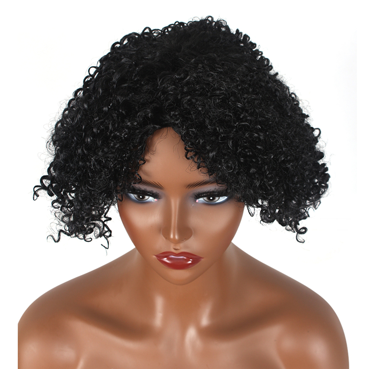 New Kenya Fashion Synthetic wigs Hair Wigs high class silk Women Wigs Hair 8inch curly short Human Wigs