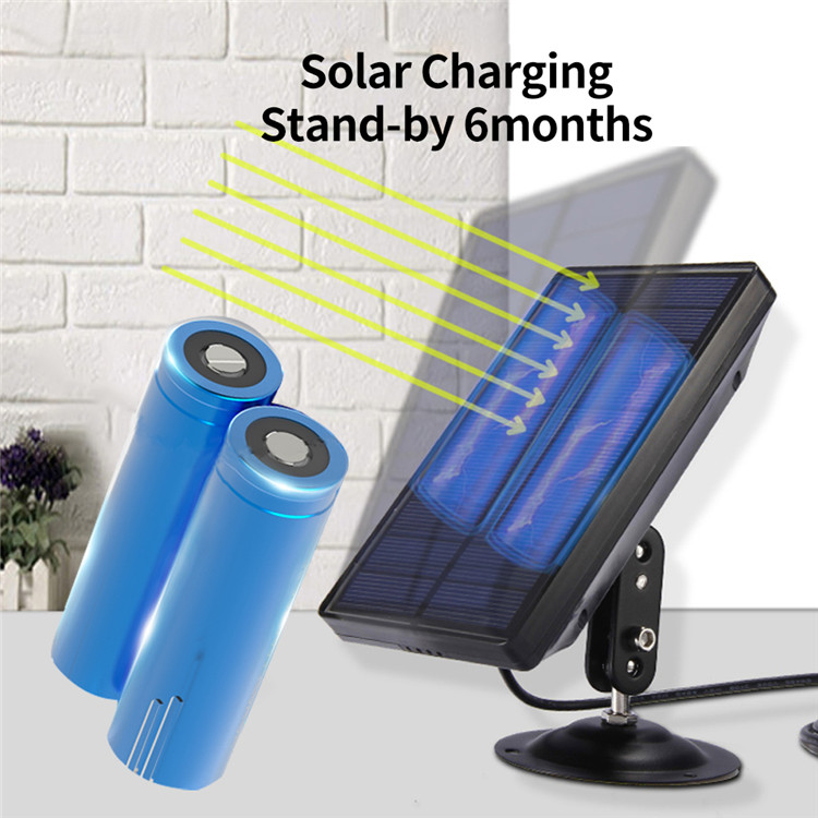 High Quality WIFI Bullet Camera Housing Solar CCTV WIFI Camera Surveillance Home Smart Camera With Rechargeable Battery compatible Android and IOS