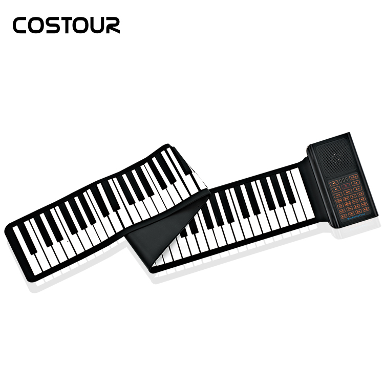 2021 the new 88 keys piano professional portable digital Flexible Silicone Roll Up Piano Folding Keyboard for Children Student Creativity