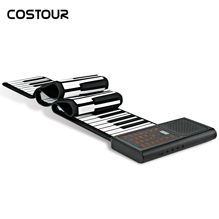 2021 the new 88 keys piano professional portable digital Flexible Silicone Roll Up Piano Folding Keyboard for Children Student Creativity