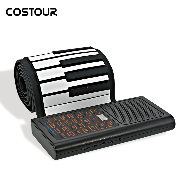 2021 the new 88 keys piano professional portable digital Flexible Silicone Roll Up Piano Folding Keyboard for Children Student Creativity