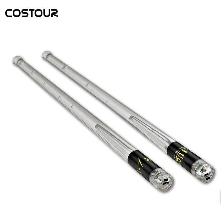 Multi Color Luminous Drum Stick 5A LED Light up with Switch USB Rechargeable Drumsticks