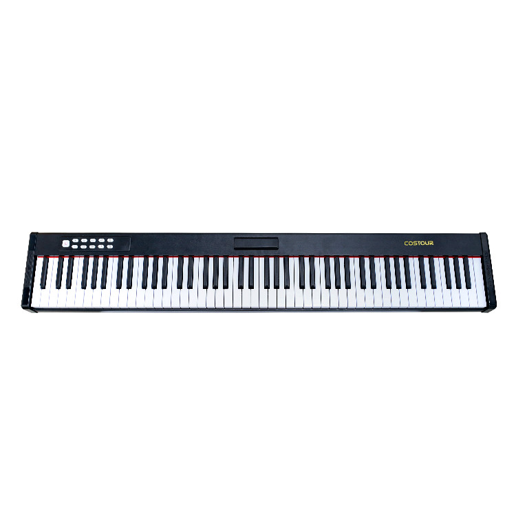 88 key portable touch sensitive key board midi piano for beginner professional portable digital controller keyboard