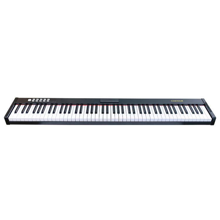 88 key portable touch sensitive key board midi piano for beginner professional portable digital controller keyboard