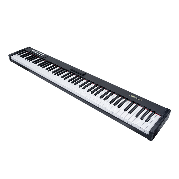 88 key portable touch sensitive key board midi piano for beginner professional portable digital controller keyboard