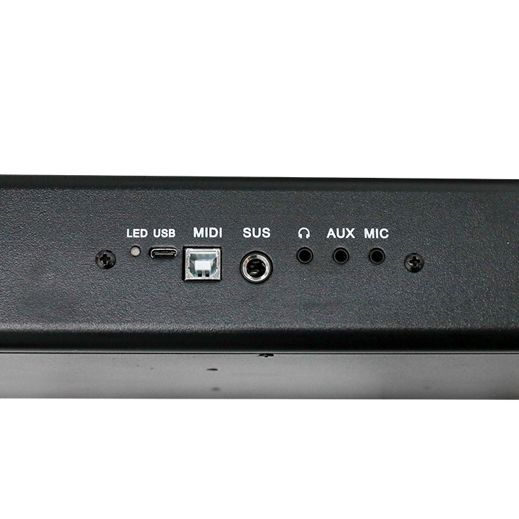 88 key portable touch sensitive key board midi piano for beginner professional portable digital controller keyboard