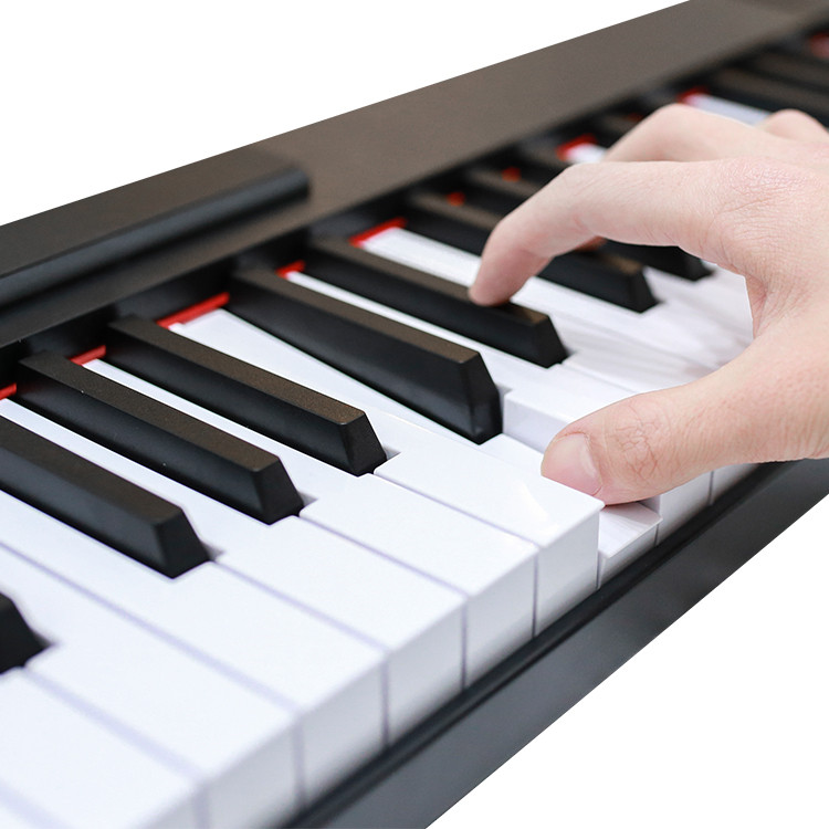 88 key portable touch sensitive key board midi piano for beginner professional portable digital controller keyboard