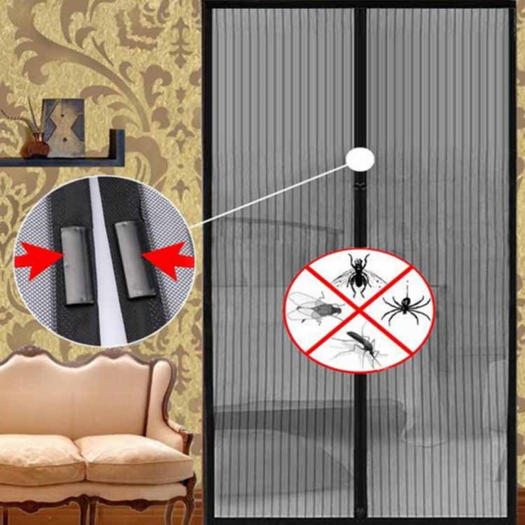 Magnet Mosquito Nets Summer Anti-mosquito Mesh magnetic Curtains Soft Yarn Door Tulle Window Screen
