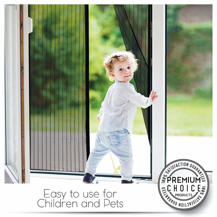 Magnet Mosquito Nets Summer Anti-mosquito Mesh magnetic Curtains Soft Yarn Door Tulle Window Screen
